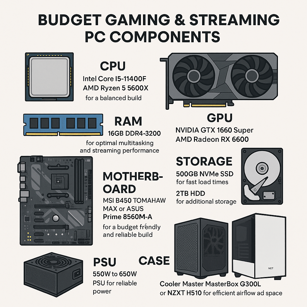 How to Build a PC for Streaming and Gaming on a Budget