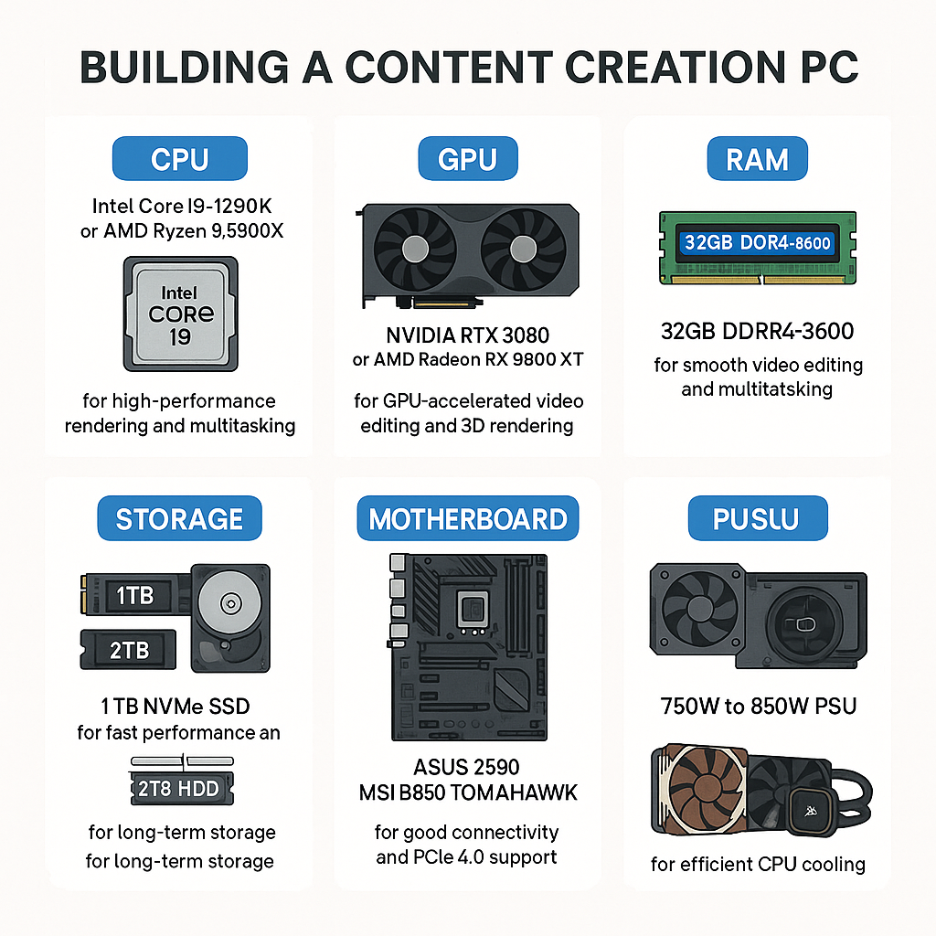 How to Build a PC for Content Creation